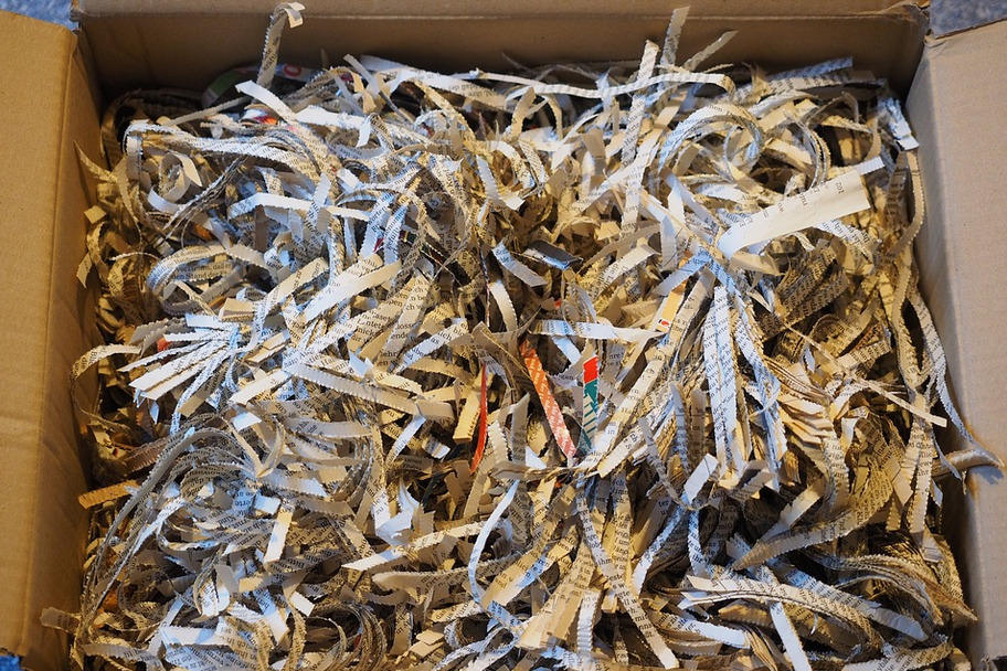 shredded paper